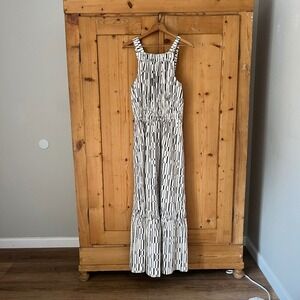 Anthropologie Somerset Poplin Halter Maxi Dress